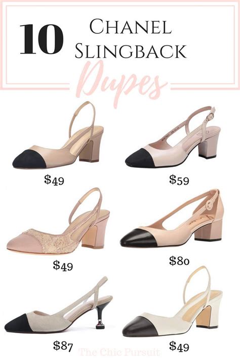 chanel sandals dupe|chanel slingback flats dupe.